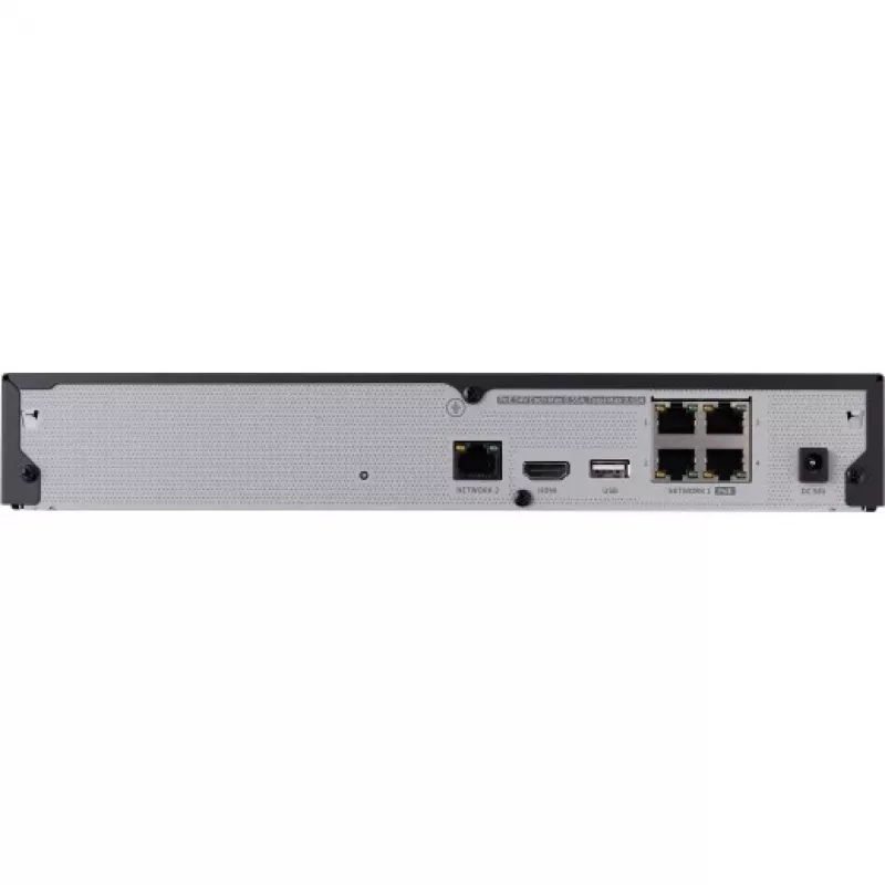 Sieťový videorekordér - 4 IP kanály - H.265 - 40 Mbit/s - HDMI - PoE switch - bez HDD