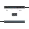 Hyper HyperDrive Flex HD4101BKGL 5-portový USB-C rozbočovač (2x USB-A, 1x USB-C, 1x HDMI), čierny