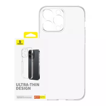 Puzdro na telefón pre iPhone 15 ProMax Baseus OS-Lucent séria (transparentné)