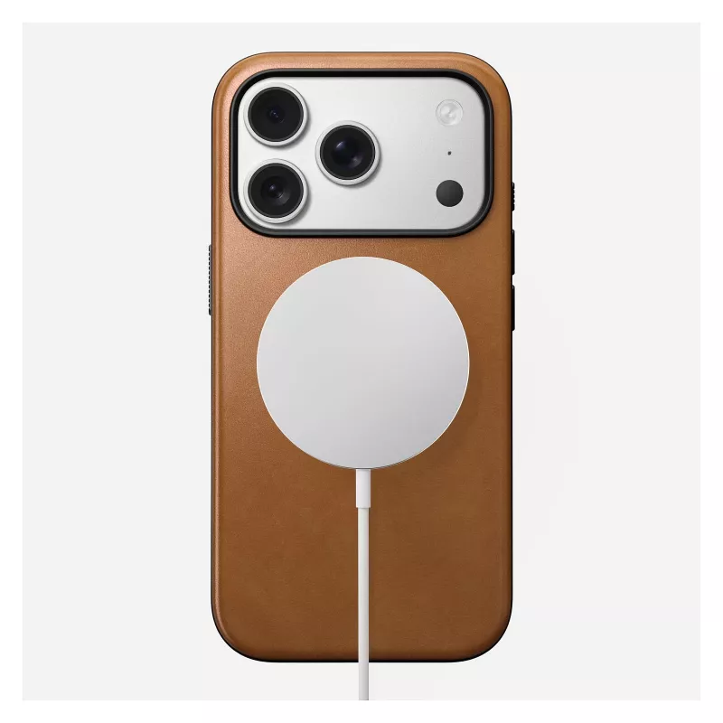 Puzdro na telefón Nomad Modern Leather Case pre iPhone 17 Pro, 16 cm (6,3