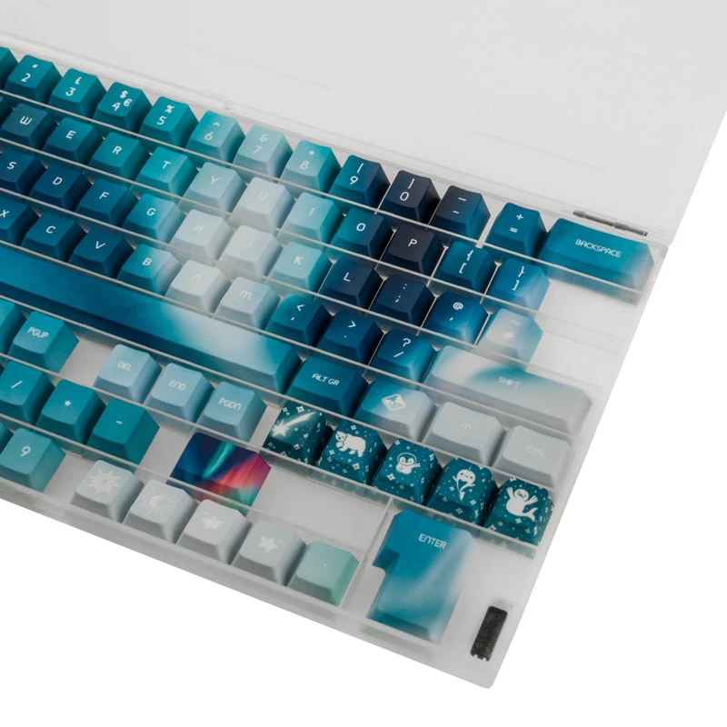 Sada keycapov Traitors AURORA GAKC-270 — UK rozloženie — kompatibilné keycapy pre mechanické klávesnice