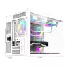 Počítačová skriňa DarkFlash B275 PRO (biela) so 6 ventilátormi