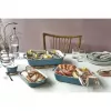 Staub 40508-172-0 keramická obdĺžniková súprava na pečenie, 3-dielna, Antique Turquoise