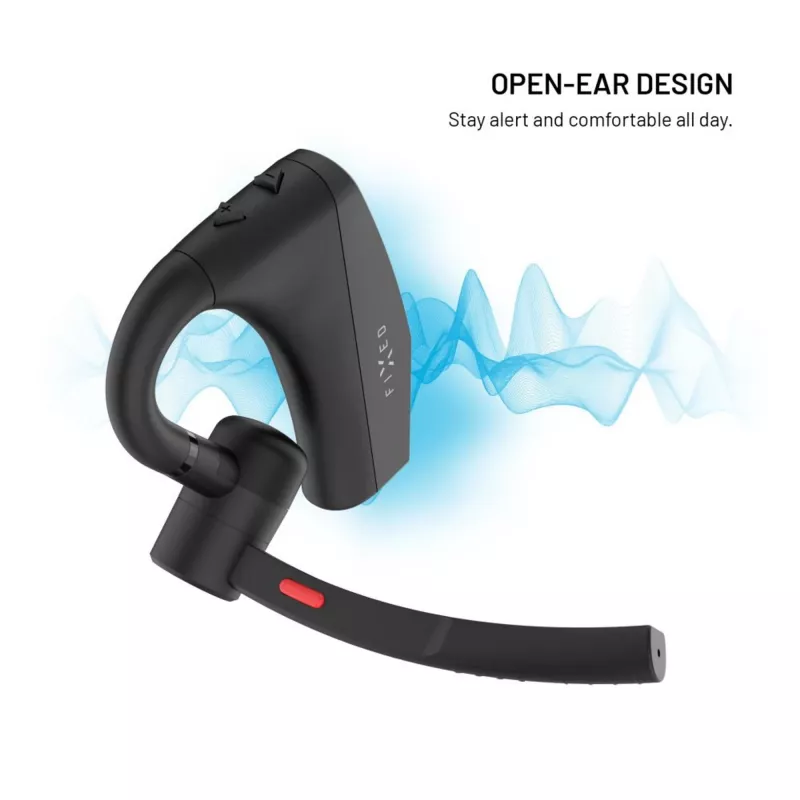 FIXED Talk Pro Bluetooth headset, čierny