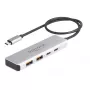 DeLOCK USB hub USB Type-C 10 Gbit/s 2x Type-A 2x Type-C 35 cm kábel
