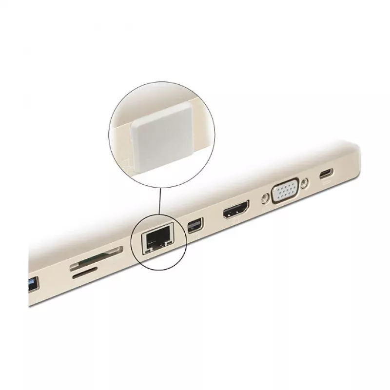 Bezpečnostný kryt zásuvky RJ-45 DeLOCK 64019