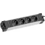 Bachmann STEP ALU 906.18802 rozvodná lišta, 4x zásuvky CEE 7/3, GST18i3