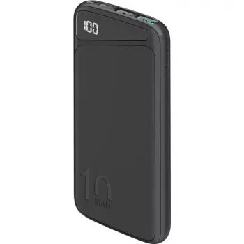 Rýchlonabíjacia powerbanka 10.000 mAh (čierna, USB-C PD, QC 3.0, 10.000 mAh)