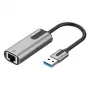Vention USB 3.0-A na Gigabit Ethernet adaptér sivý 0,15 m hliníková zliatina typ