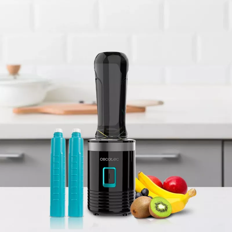 Cecotec Power Titanium 350 EasyGo stolný mixér, 350 W, 2 poháre po 600 ml, čierny