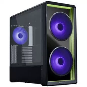 Lian Li LANCOOL 217 INF PC skriňa - balenie + 3x UNI FAN SL-INF 120 Reverse-Blade ventilátory – čierna