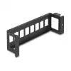 Patch panel DeLOCK 86516 čierny kov montáž na stenu 50mm x 41,6mm x 175mm