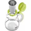 Sklenená kanvica Lamart LT7028 zelená transparentná 13 cm priemer 155 mm výška