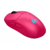 Logitech G PRO 2 - myš - herná - pre pravákov a ľavákov - optická - 8 tlačidiel - bezdrôtová, káblová - 2,4 GHz, USB - USB Logitech LIGHTSPEED prijímač - ružová (910-007310)