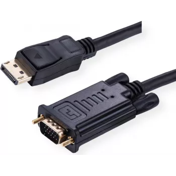 Value 11.99.5802 video kábel adaptér 2 m VGA (D-Sub) DisplayPort čierny (11.99.5802)