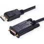 Value 11.99.5802 video kábel adaptér 2 m VGA (D-Sub) DisplayPort čierny (11.99.5802)