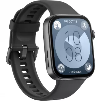 Huawei WATCH Fit 3 4,62 cm (1,82 inch) AMOLED 43,2 mm digitálny 408 x 480 pixelov dotykový displej čierny Wi-Fi GPS (satelit)