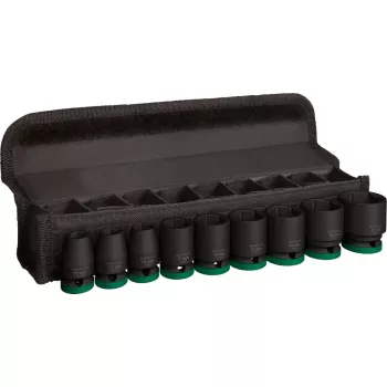 Sada rázových kľúčov Bosch Powertools PRO 1/2 palca 9-dielna, čierna