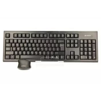 A4Tech 7100N desktopová klávesnica myš vrátane RF Wireless QWERTY anglická čierna
