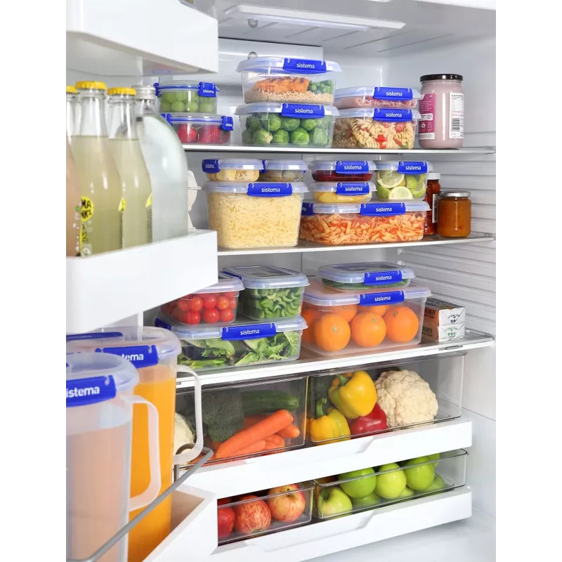Sistema plast Sistema 881650, nádoba, štvorcová, 1,15 l, transparentná, plast, Nový Zéland