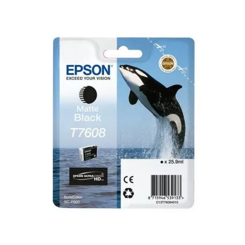 Epson C13T76084N10 tintová kazeta 1 ks originál matná čierna