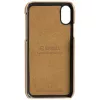 Puzdro Krusell Sunne 2-kartové puzdro iPhone XS Max 16,5 cm béžová