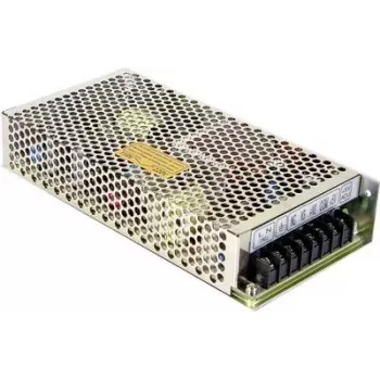 Napájací zdroj MEAN WELL RT-125D 125 W, vstup 176–264 V, výstup 5 V, RoHS, 98×199×38 mm