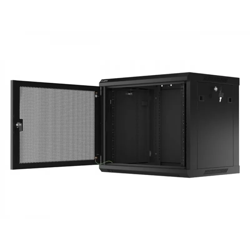 Nástenný rack LANBERG WF01-6409-23B 9U, 60 kg, IP20, 600×450×512 mm, čierny