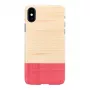 Puzdro na smartphone man and wood pre iPhone X/XS – biela, Mismatch dizajn