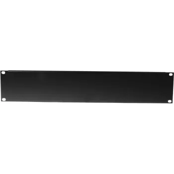 Čelný panel Omnitronic Z-19U oceľ čierny 2U — oceľový 19