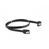 SATA III kábel LANBERG CA-SASA-13CU-0050-BK 0,5 m, SATA 7-pin na 7-pin, 6 Gbit/s, čierny