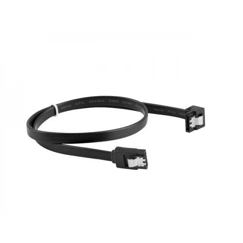 SATA III kábel LANBERG CA-SASA-13CU-0050-BK 0,5 m, SATA 7-pin na 7-pin, 6 Gbit/s, čierny