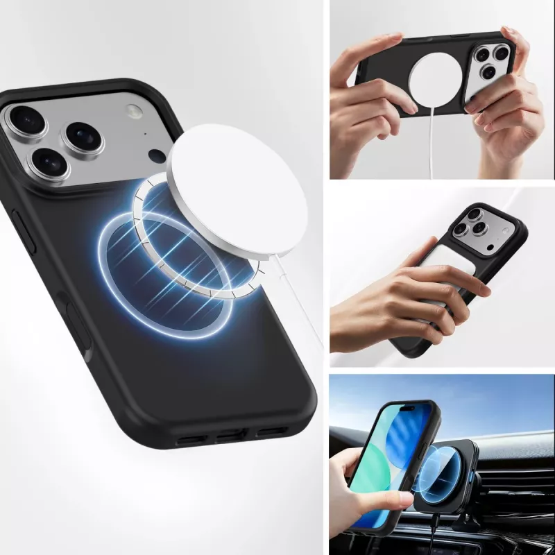 4smarts Silicone Case Cupertino 541570 puzdro pre Apple iPhone 17 Pro, kompatibilné s MagSafe
