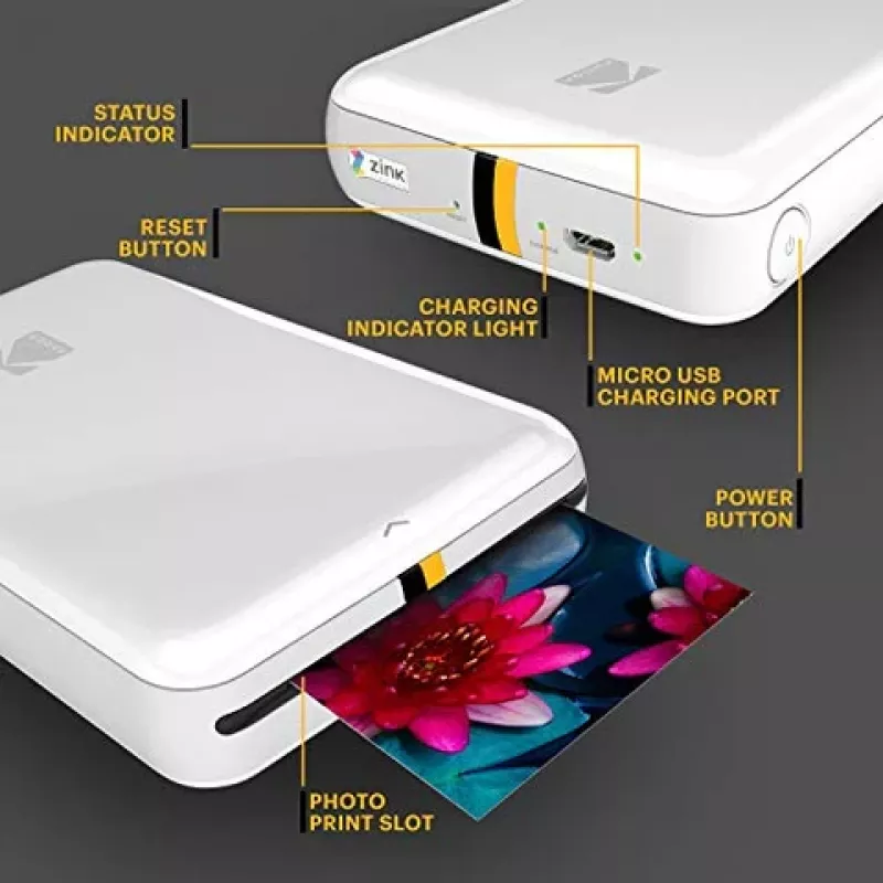 Kodak STEP RODMP20AMZW mobilná fototlačiareň ZINK 2x3'' Bluetooth