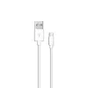 Savio CL-125 USB kábel USB 2.0 1 m USB A USB C biely