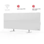 AENO Premium Eco Smart ohrievač, 700W, tvrdené sklo, infračervené + konvekčné vyhrievanie, typ konektora: Európa (typ E/F), BIELA