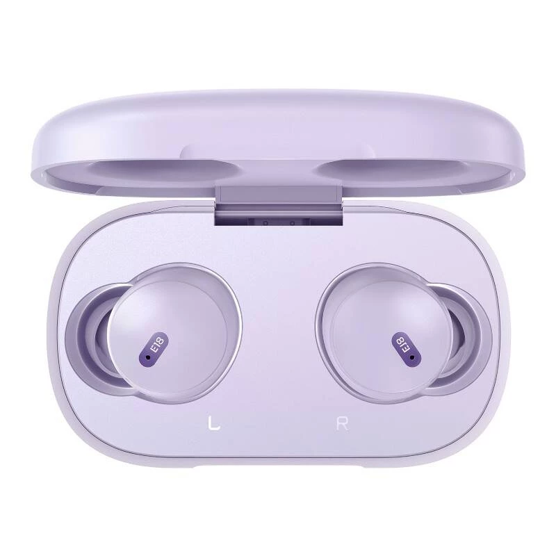 Headset Baseus Bowie E18 True Wireless Stereo (TWS) in-ear Bluetooth USB Type-C fialová — hovory a hudba
