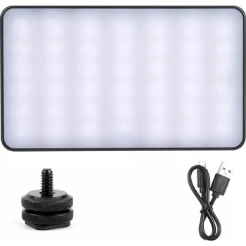 PULUZ Pocket LED fotografická lampa (čierna)