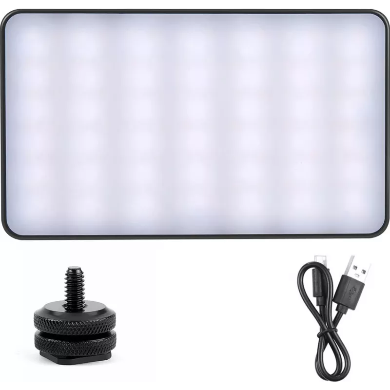 PULUZ Pocket LED fotografická lampa (čierna)