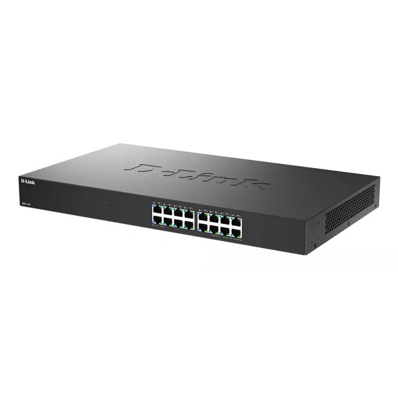 D-Link 16-portový 2.5G Multi-Gigabit neupravovaný switch, neupravovaný, L2+, 2.5G Ethernet (100/1000/2500)
