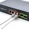 Ethernet PoE switch QOLTEC 52296 — 4x RJ45 PoE porty, 1x RJ45 uplink
