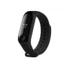 Silikónový náramok FIXED pre Xiaomi Mi Band 3/4 – čierny, náhradný flexibilný odolný silikón