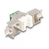DeLOCK 88116 Keystone modul plochý zelený RJ-45 10 ks