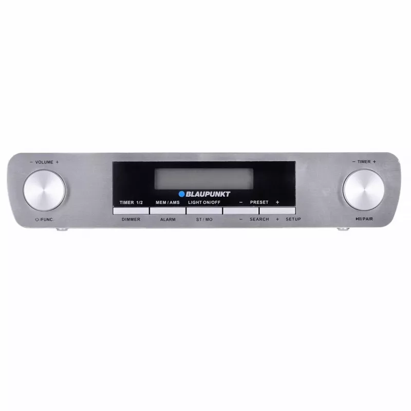 Kuchynské rádio BLAUPUNKT KR14BT s Bluetooth, UKV, LED displej, 2x0.8W, sieť/batéria, sivá