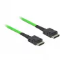 DeLOCK 85214 SAS kábel 1 m čierny SFF-8611 SFF-8611
