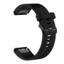 Silikónový náramok FIXED pre Garmin QuickFit 20 mm, čierny