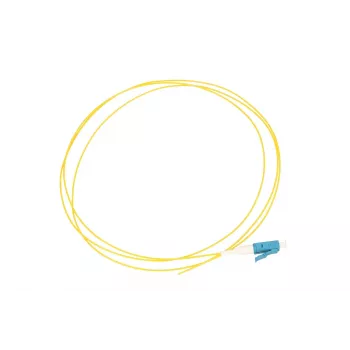 Extralink LC/UPC pigtail, jednovidový G.652D, 900 µm PVC, 1 m, FTTH, žltý