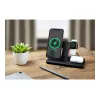 Fixed | MagPowerstation 3-in-1 bezdrôtová nabíjacia stanica s držiakom MagSafe | FIXMPOS-BK | čierna