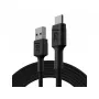 USB kábel Green Cell KABGC22 USB 2.0 1,2 m USB A USB C čierny
