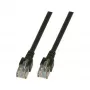 EFB-Elektronik RJ45 patch kábel Cat.5e SF/UTP PVC CCA čierny 3 m výrobca: EFB Elektronik (K5456.3)